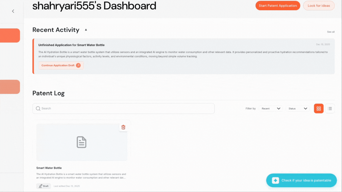 Patentability Check Demo